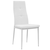 vidaXL Jedilni stoli 6 kosov umetno usnje 43x43,5x96 cm bele barve