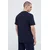 adidas Majica Essentials Single Jersey Linear Embroidered Logo T-Shirt IC9275 Modra Regular Fit
