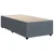 vidaXL Box spring postelja z vzmetnico temno siva 100x200 cm žamet