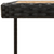 Vrtni stol crni 109 x 107 x 74 cm od poliratana i drva bagrema