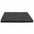 Gumenasti granulatni vanjski pod Crna 9 x 9 x 0,6 cm Guma
