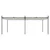 Pergola s pomičnim krovom krem 589x292x230 cm