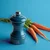 Salt grinder, 10 cm Bistro, Pacific Blue - Peugeot