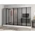 Hanah Home ormar sa reflektujućim staklom Nisa 20642, 315 cm, beli