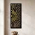 WallXpert zidna dekoracija MDF i pleksiglas KKMP-009, zlatni zraci sunca, 26 x 66 cm