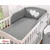 Bobono 3-delni komplet posteljnine 135x100 - antracitna srca