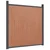 Vidaxl Ograjni panel rjav 1218x186 cm WPC