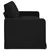 Sofa Crna 222 x 80 x 82 cm tkanina