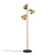 Opviq Podna lampa Spoly 13796, 37 x 37 x 162 cm, 3 x E14, 250 cm Kabl, Zlatne boje