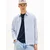 Tommy Jeans Srajca svetlo modra/rjava/bela