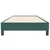 Box Spring krevet bez madracem tamnozeleni 80x220 cm baršun