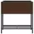 Vrtne sadilice s policom 2 kom smeđe 70 x 28 x 70 cm poliratan