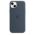 iPhone 14 Plus Silicone Case sa MagSafe-om - Storm Blue