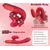 SuperLove Heating & Licking Powerful Rabbit G-Spot Vibrator Red