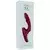 Vibrator Silicone 777 Rabbit, 22.5cm, Bordo