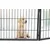 Rebel Modularni kavez ogradica za pse Animals RA-1206, 80x60 cm, Crni