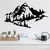 Wallity 891TNL1765 Zidna dekoracija Mountain 2, 40x70cm, Crna