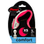 FLEXI Povodac za pse Comfort Tape XS 3m crveni