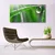 tulup.si Slika na akrilnem steklu Dew drop leaf grass 140x70 cm 4 obešalnika