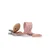 Elodie - Lesena priponka za dudo. Monkey Sunrise Pink