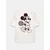 Pull&Bear Majica MICKEY čokolada/bela