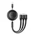 BASEUS USB kabel 3v1 Baseus Bright Mirror 2, mikro USB / Lightning / USB-C, raven, 3,5 A, 1,1 m (črn)