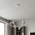 Brilagi - LED RGBW prigušiva luster na sajli SELE 6xGU10/6,5W/230V bela