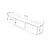 Hanah Home TV Komoda Francy 180, 180x30x30 cm, Antracit