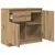 Komoda s ladicama artisan hrast 71x35x65 cm konstruirano drvo