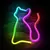 Forever light Neon LED dekoracija CAT večbarvna, 3xAA/USB [RTV100440]