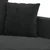 2-dijelni set sofa s jastucima crni baršunasti