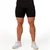 GymBeam Kompresivni šorc Mid Black