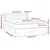 Vidaxl Box spring postelja z vzmetnico modra 140x200 cm blago