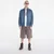 Srajca Dickies Lightweight Denim Shirt Ls Khaki Tntd Blue M