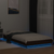 Okvir za krevet s LED svjetlima smeđi hrast 90 x 190 cm drveni