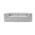 ATELIER DEL SOFA Sofa dvosed Fora 2 Seater Light Grey