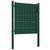 Den Vrata za ograjo PVC in jeklo 100x101 cm zelena