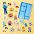Melissa & Doug Lesene magnetično oblačenje za punčko