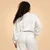 BeastPink Women‘s Bliss Zip-Up Sweatshirt Grey
