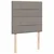 Vidaxl Box spring postelja z vzmetnico taupe 80x200 cm blago
