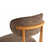 HANAH HOME Set 2 stolice Lionte Brown Dark Oak