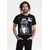 LOGOSHIRT Majica Sesamstrasse - Krümelmonster Pate  črna / bela
