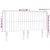 Vidaxl Vzglavje z ušesi krem 203x16x118/128 cm blago