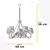 Lesnina LESTENEC POLETTE 68/68/110 cm E14