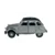 shumee WELLY STARODOBNI CITROEN 2CV SREBREN S STREHO 1:34