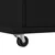 Podij s ladicama Crni hrast 55 x 55 x 107 cm Konstruirano drvo
