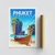 Wallity Poster Phuket-2024, 42x59,4 cm