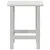 Bocni stol Bijelo 38 x 38 x 46 cm Polietilen