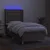Vidaxl Box spring postelja z vzmetnico LED taupe 90x200 cm blago
