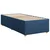 Vidaxl Box spring postelja z vzmetnico modra 90x200 cm blago